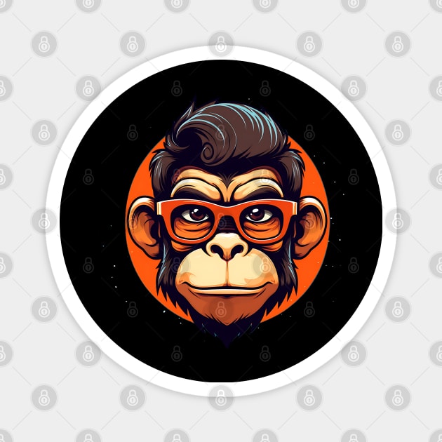 Just monkeying around Magnet by Printashopus